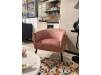 Poltrona Poltrona a conchiglia in velluto  Bizzotto in Tessuto SCONTATA