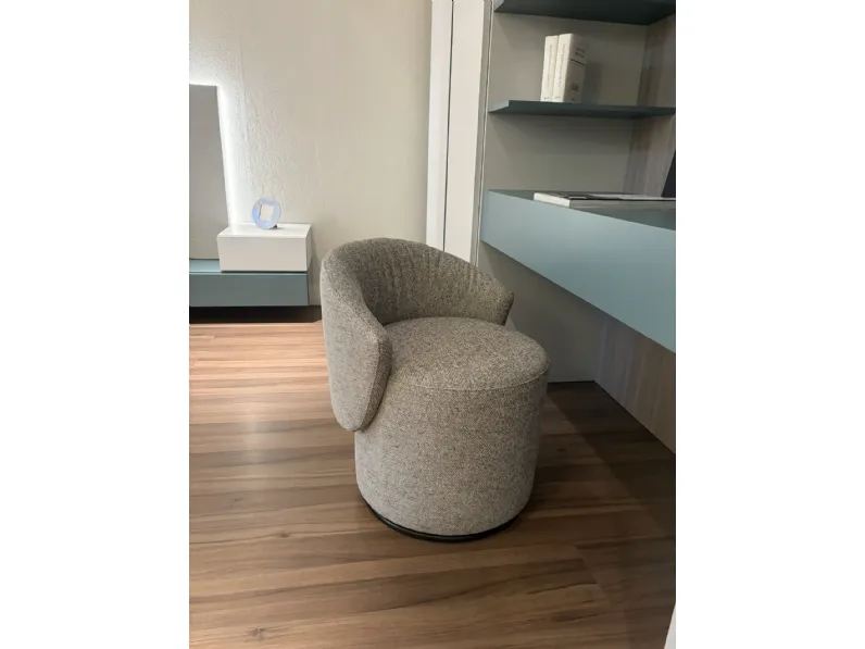 Poltrona in Tessuto Swivel Nicoline a prezzo Outlet