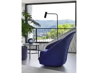 Poltrona con seduta fissa Lilia Flou in Offerta Outlet 