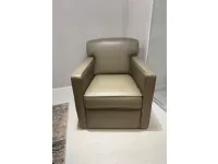 Poltrona in Pelle Lola Nicoletti home in Offerta Outlet