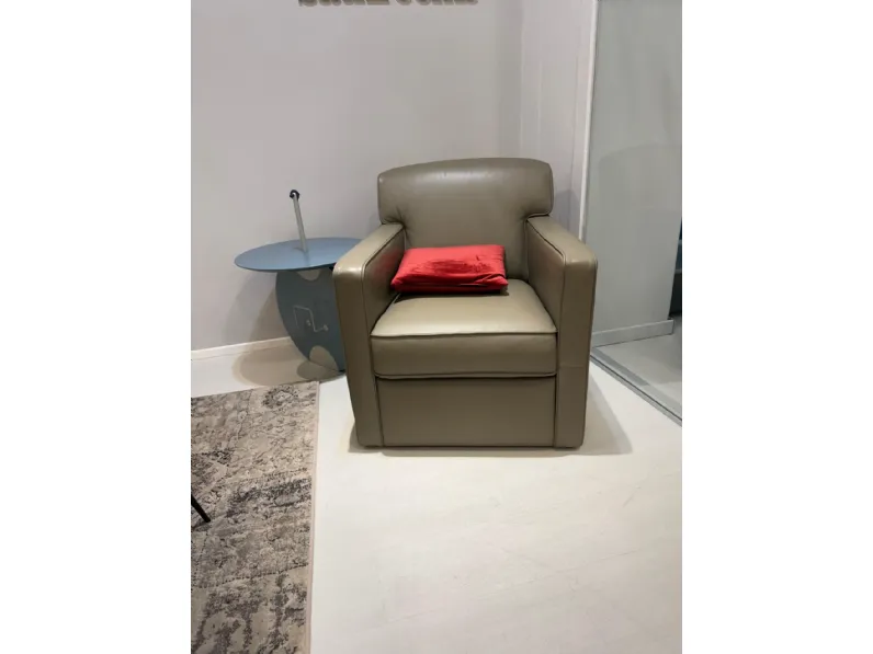 Poltrona in Pelle Lola Nicoletti home in Offerta Outlet