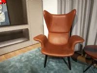 Poltrona Longwave Moroso in Pelle SCONTATA