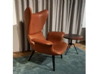 Poltrona Longwave Moroso in Pelle SCONTATA