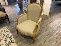 Poltrona in stile classica Luigi xv Dialma brown in Offerta Outlet