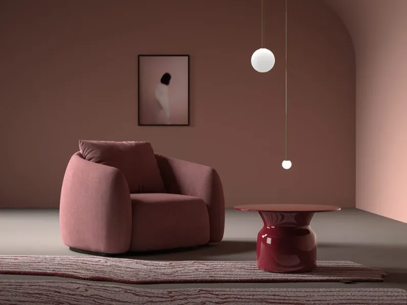 Poltrona in Tessuto Luna Biba salotti a prezzo scontato