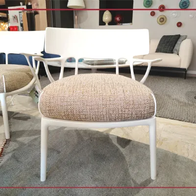 Poltrona in stile moderna A.i. lounge texture Kartell in Offerta Outlet