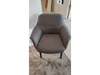 Poltrona in stile moderno Aura Natuzzi in Offerta Outlet
