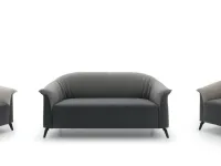 Poltrona con seduta fissa Caroline loveseat Le comfort a prezzo Outlet 