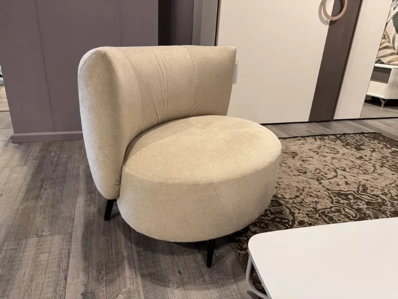 Poltrona in stile design Cv 106 drusilla Calia in Offerta Outlet