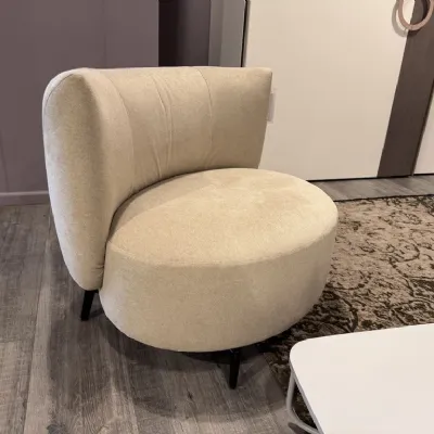 Poltrona in stile design Cv 106 drusilla Calia in Offerta Outlet