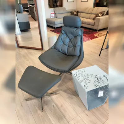 Poltrona modello Daya completa o di pouff e poggiatesta Bontempi ad un prezzo imperdibile