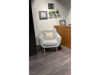 Poltrona in stile moderno Emma Samoa in Offerta Outlet