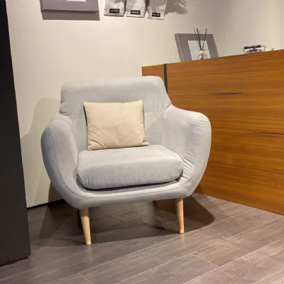 Poltrona in stile moderno Emma Samoa in Offerta Outlet