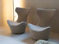 Poltrona in stile design Grande papilio B&b italia in Offerta Outlet