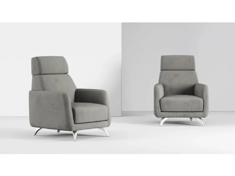 Poltrona in stile design Isabel * Doimo salotti in Offerta Outlet