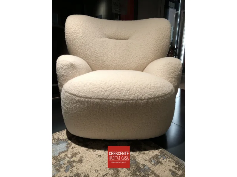 Poltrona in stile moderna Loll 09 Gervasoni in Offerta Outlet