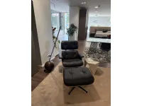 Poltrona Lounge chair e ottoman vitra Collezione esclusiva in Pelle SCONTATA