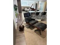 Poltrona Lounge chair e ottoman vitra Collezione esclusiva in Pelle SCONTATA