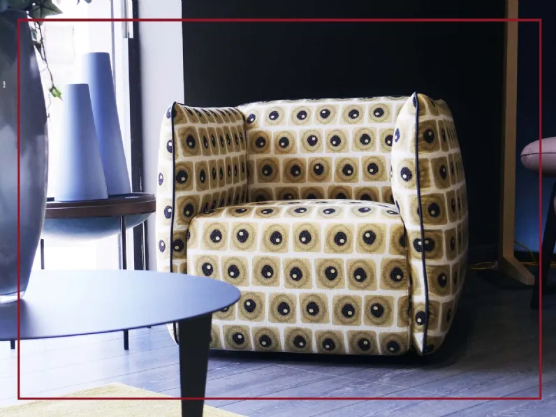 Poltrona in stile design Ludo Egoitaliano in Offerta Outlet