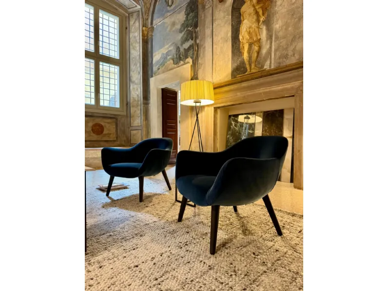Poltrona in stile design Mad chair Poliform in Offerta Outlet