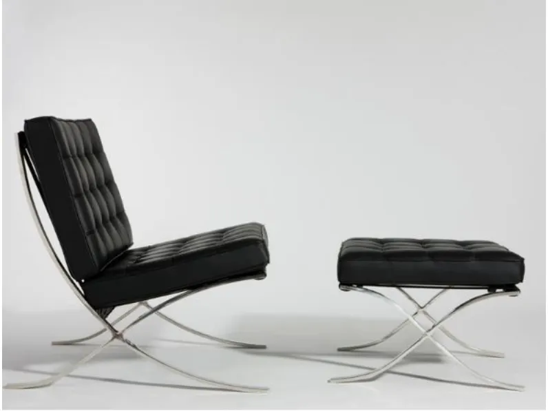 Poltrona modello Mies van barcelona Artigianale in offerta