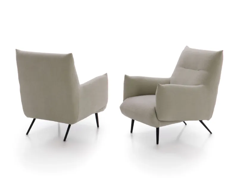 Poltrona in Tessuto Tangeri outlet Diotti.com in Offerta Outlet