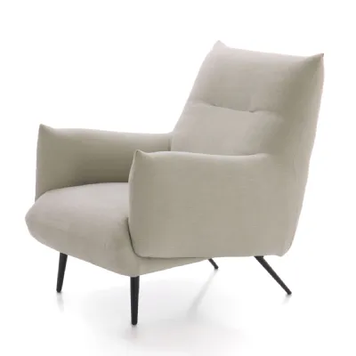Poltrona Tangeri outlet Diotti.com in Tessuto SCONTATA