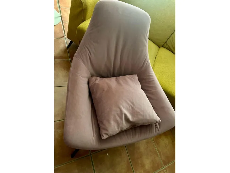 Poltrona Thelma Doimo salotti in Microfibra SCONTATA
