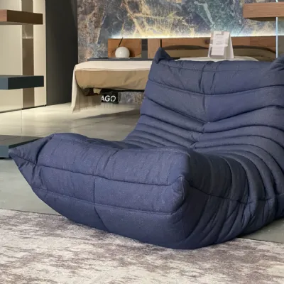 Poltrona in stile design Togo Ligne roset in Offerta Outlet