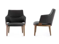 Poltrona in stile moderna Velis outlet poltrona Diotti.com in Offerta Outlet