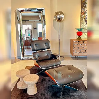 Poltrona Vitra lounge chair Collezione esclusiva in Pelle SCONTATA