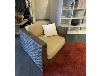 Poltrona in stile etnica Poltrona etnica Zr in Offerta Outlet