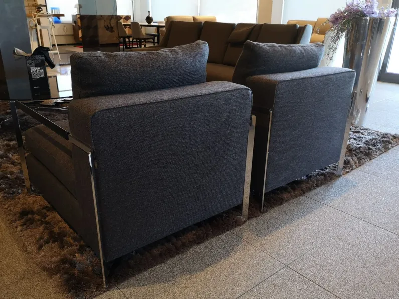 Poltrona Portfolio Molteni & c in Tessuto SCONTATA