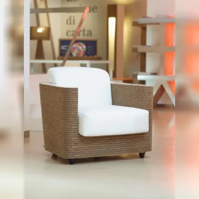 Poltrona in stile design Wendy Artigianale in Offerta Outlet