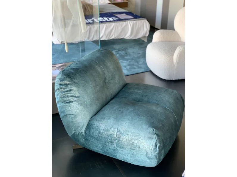 Poltrona in Tessuto Happening 1458 Lago in Offerta Outlet