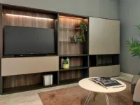 Mobile soggiorno modello Mobile living scavolini di Scavolini scontato -59%