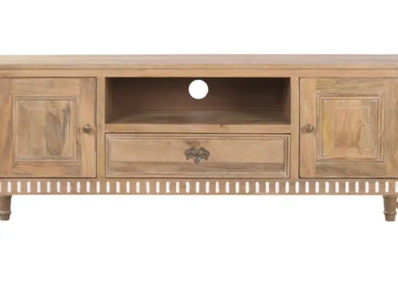 Mobile porta tv Mobile porta tv legno 133 di Outlet etnico con uno SCONTO IMPERDIBILE