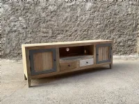 Mobile modello Mobile portatv linz stile scandinavian  2 ante 2 cassetti   porta tv di Outlet etnico in Offerta Outlet