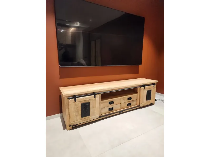 Mobile porta tv Porta tv jupiter industrial 200 di Outlet etnico con uno SCONTO IMPERDIBILE