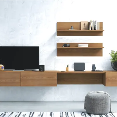Porta tv per la zona giorno modello Composizione porta tv 28 di Mobilificio bellutti scontato