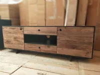 Mobile porta tv Industrial legno riciclato di Outlet etnico a prezzi convenienti