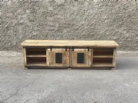 Mobile porta tv Mobile basso portatv jupiter  industrial  di Outlet etnico in offerta