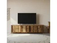 Porta tv per il soggiorno modello Mobile porta tv legno 230 di Outlet etnico scontato