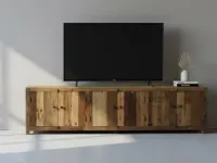Porta tv per il soggiorno modello Mobile porta tv legno 230 di Outlet etnico scontato