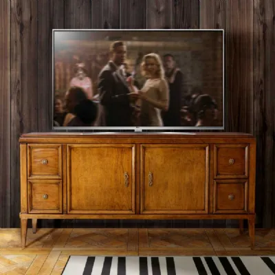 Soggiorno completo modello Mobile-credenza laccata avorio in promo-sconto  del 50% di Artigianale a