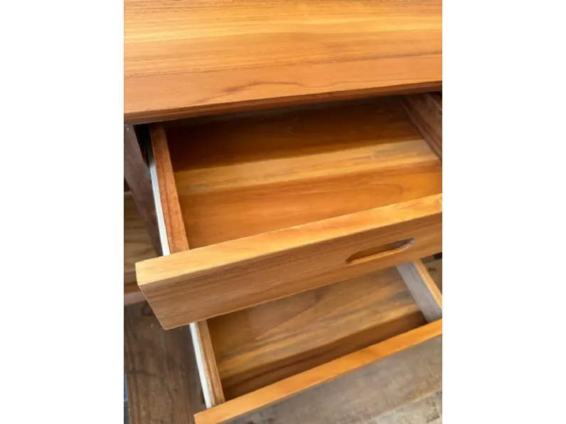 Porta tv per il living modello Mobile porta tv teak 135 di Outlet etnico scontato