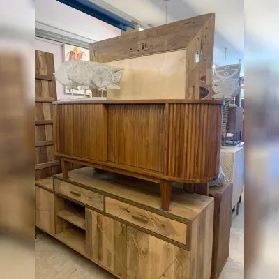 Mobile modello Mobile porta tv teak 150 porta tv di Outlet etnico in Offerta Outlet