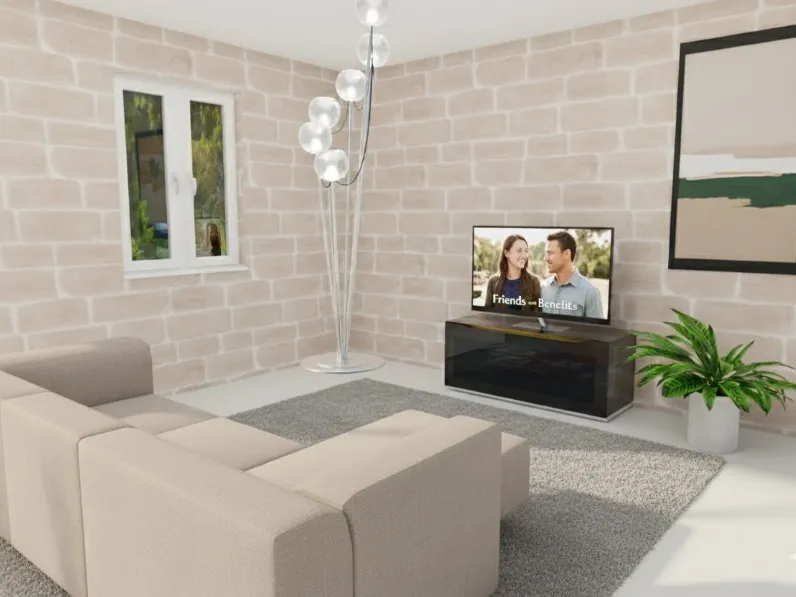 Mobile modello Mobile tv deluxe high 125 cm porta tv di Artigianale in Offerta Outlet