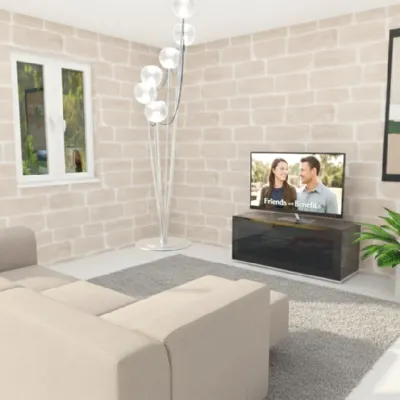 Mobile modello Mobile tv deluxe high 125 cm porta tv di Artigianale in Offerta Outlet