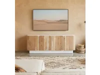 Mobile porta tv Porta tv acacia 140 di Outlet etnico con forte sconto